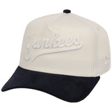 New York Yankees Script Women's New Era 9FORTY A-Frame