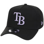 Tampa Bay Rays MLB Black x Lavender FASHION CORE New Era 9FORTY A-Frame