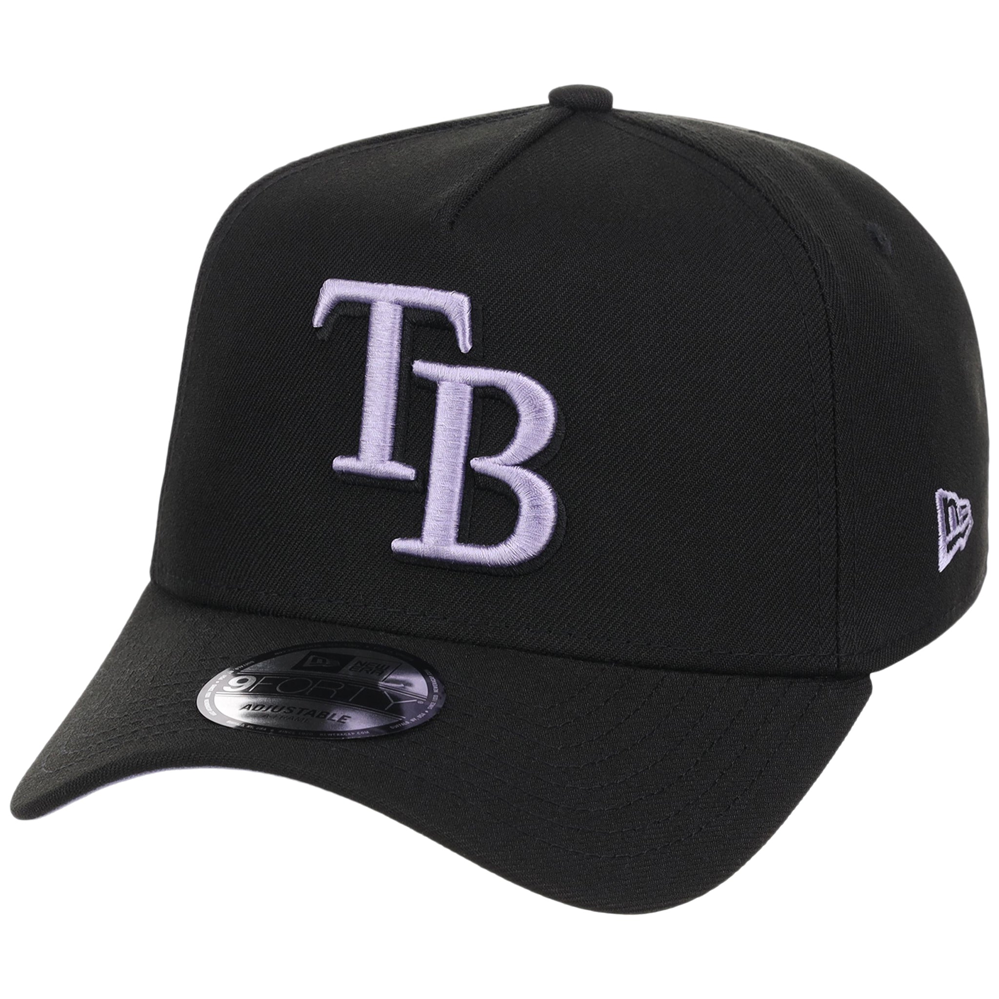 Tampa Bay Rays MLB Black x Lavender FASHION CORE New Era 9FORTY A-Frame