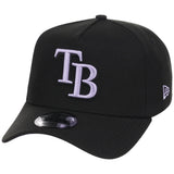 Tampa Bay Rays MLB Black x Lavender FASHION CORE New Era 9FORTY A-Frame