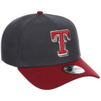 Texas Rangers MLB Graphite x Cardinal FASHION CORE New Era 9FORTY A-Frame