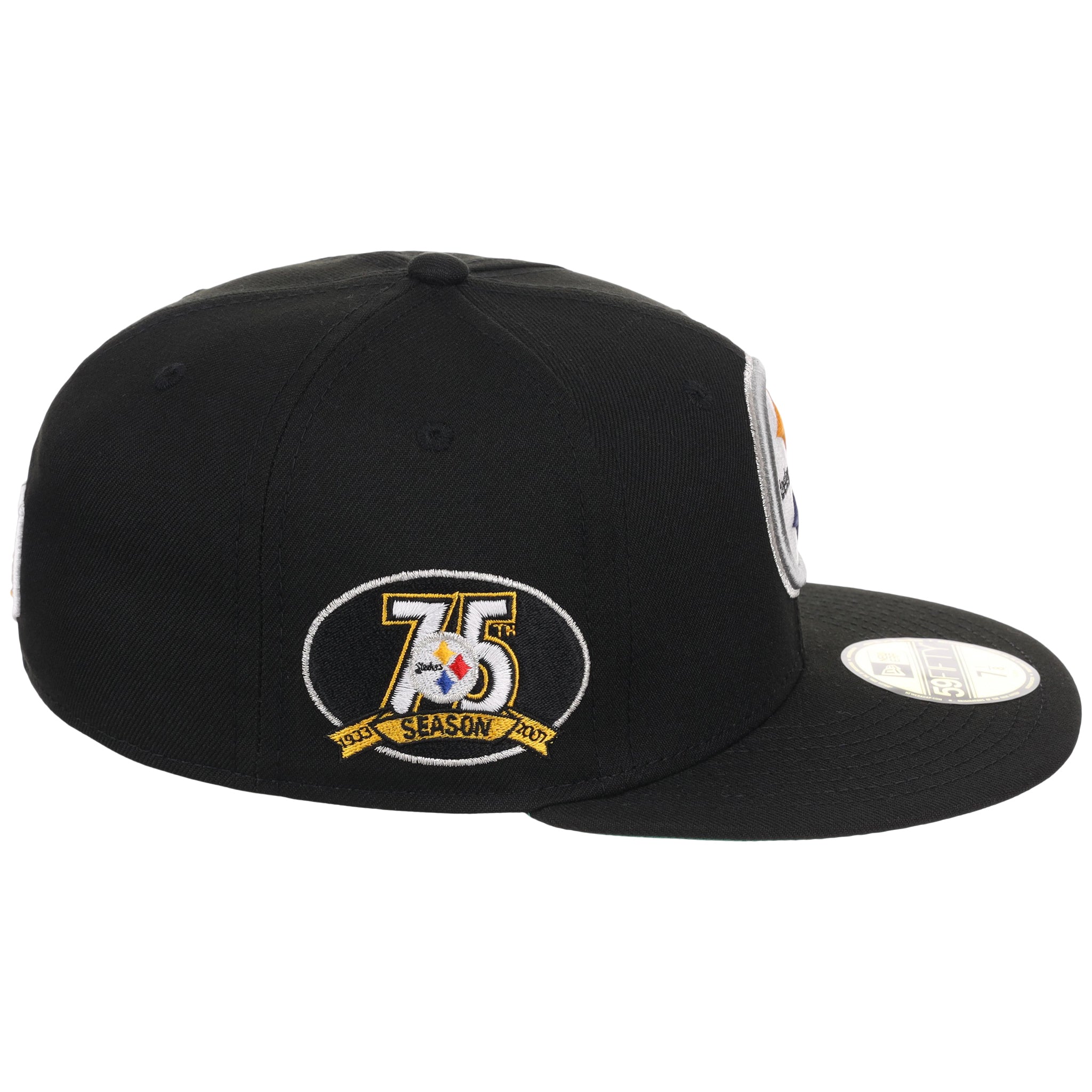 Pittsburgh Steelers NFL Black Dome New Era 59FIFTY
