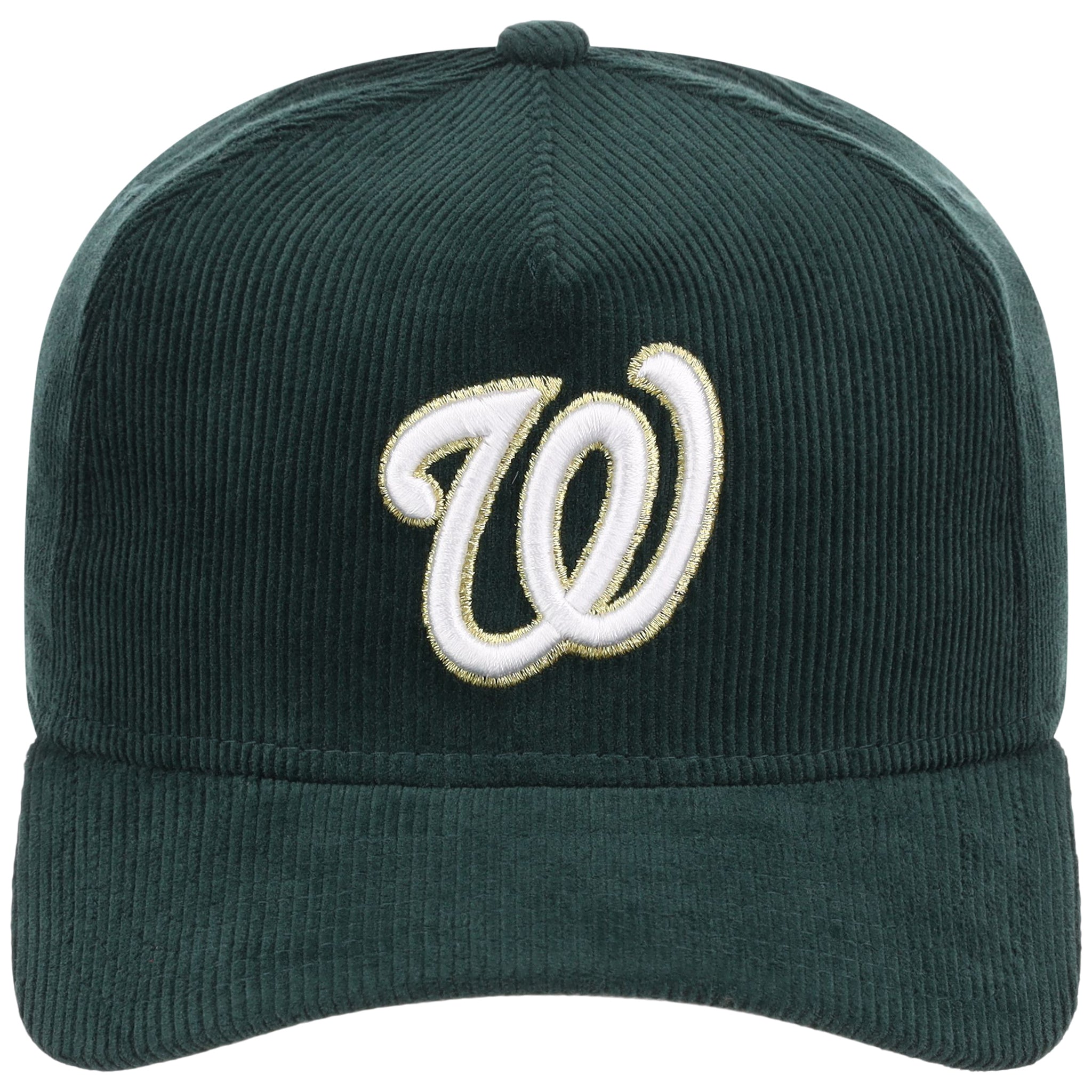 Washington Nationals MLB Dark Green Cord FASHION CORE New Era 9FORTY A-Frame