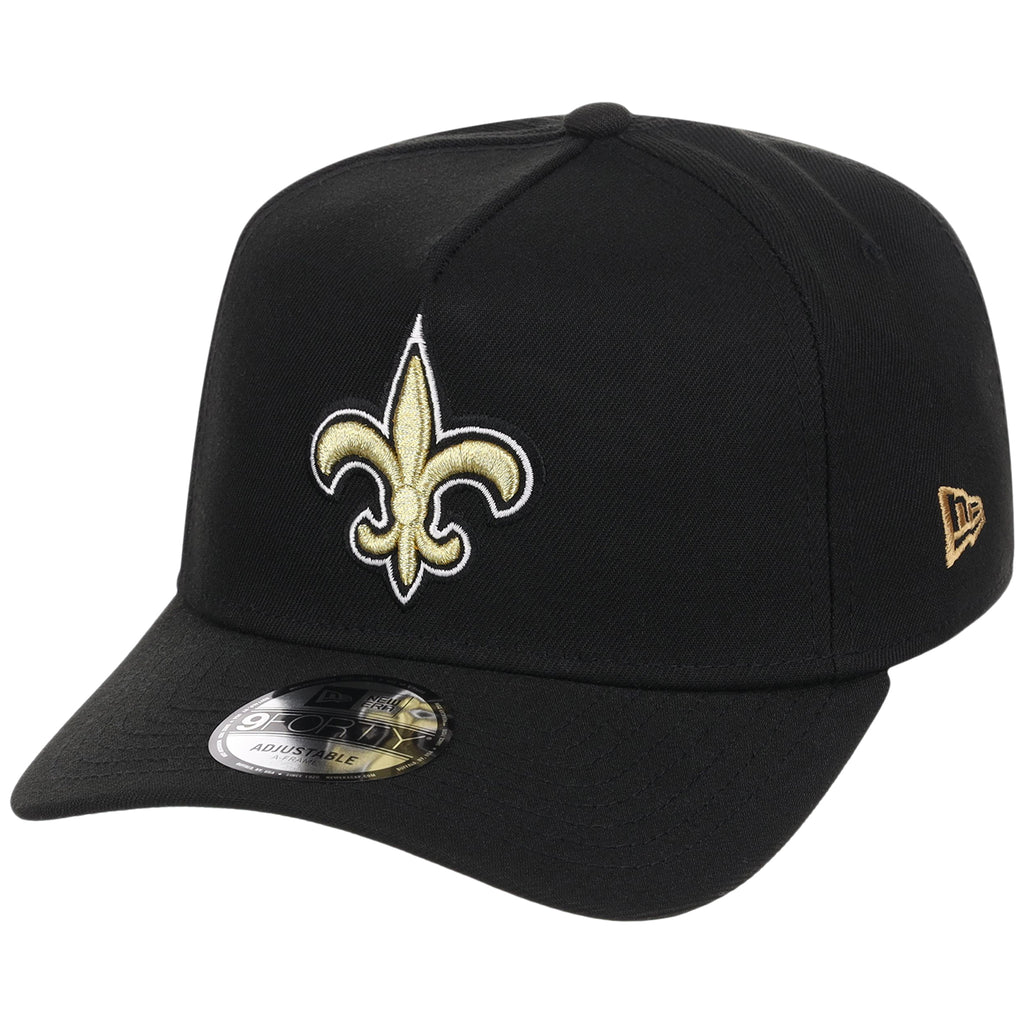 New Orleans Saints NFL Black Dome New Era 9FORTY A-Frame