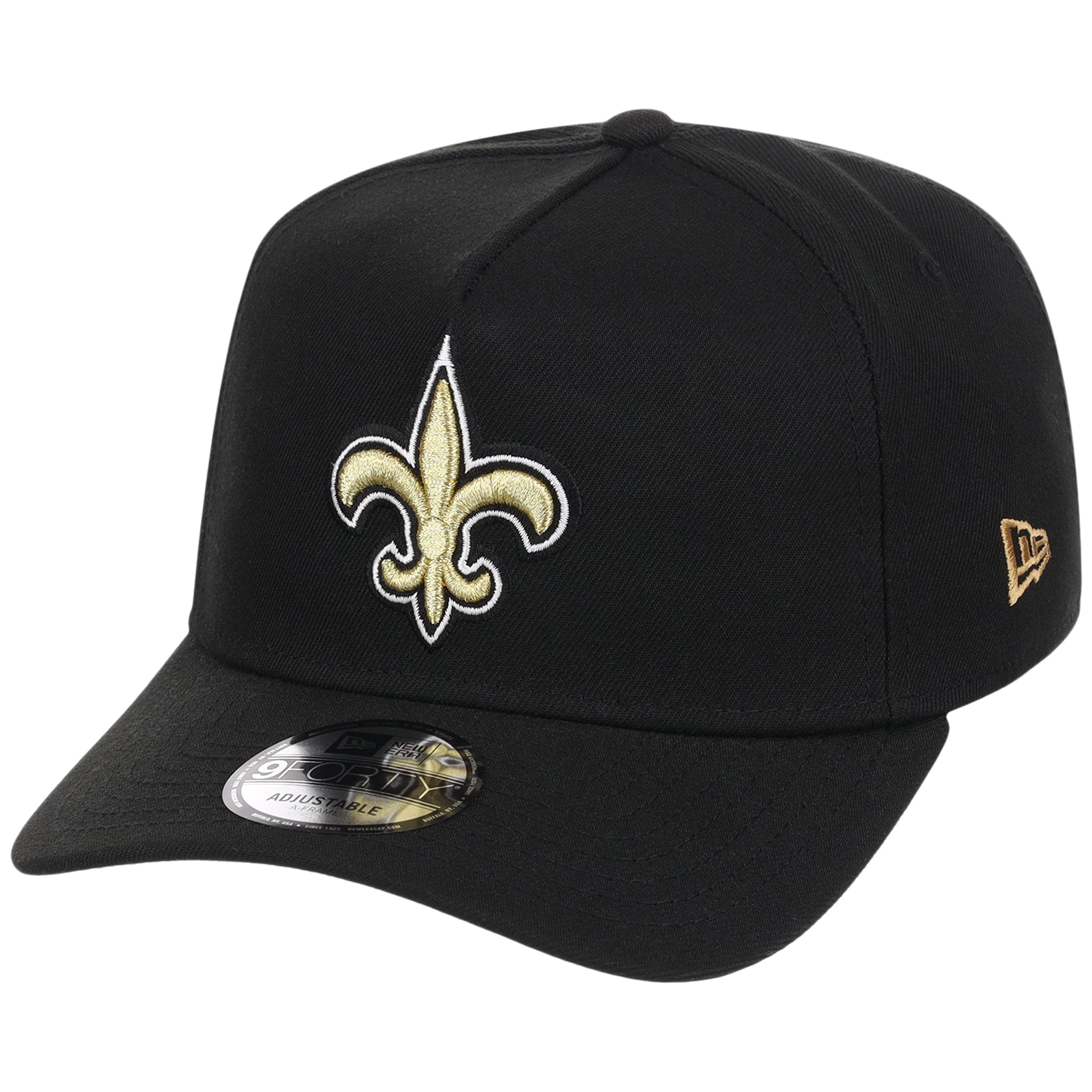 New Orleans Saints NFL Black Dome New Era 9FORTY A-Frame