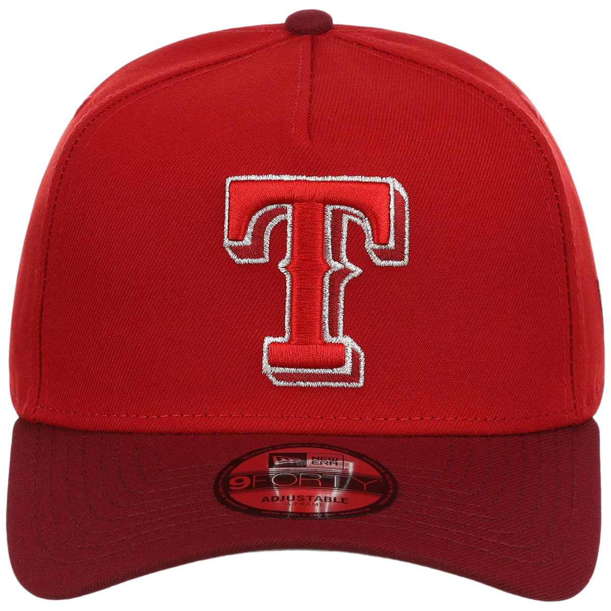Texas Rangers MLB Red x Cardinal FASHION CORE New Era 9FORTY A-Frame