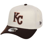Kansas City Royals MLB Chrome x Burnt Wood FASHION CORE New Era 9FORTY A-Frame