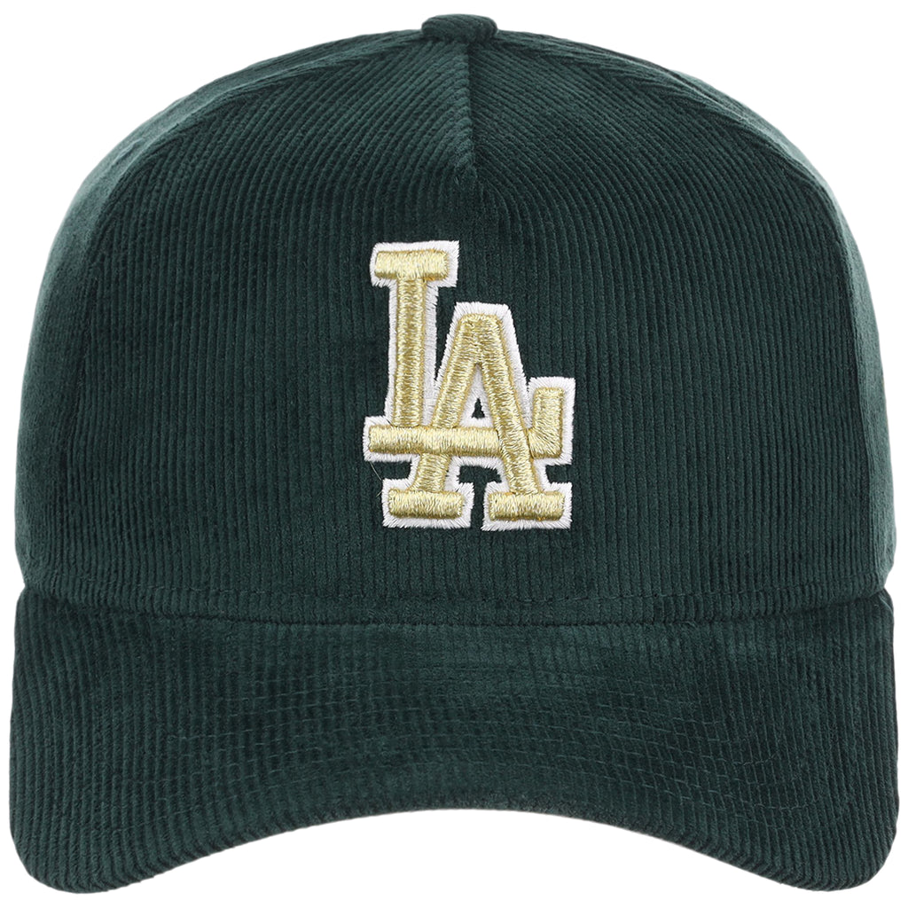 Los Angeles Dodgers MLB Dark Green Cord FASHION CORE New Era 9FORTY A-Frame