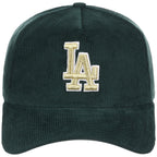 Los Angeles Dodgers MLB Dark Green Cord FASHION CORE New Era 9FORTY A-Frame