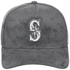 Seattle Mariners MLB Gray x Suede FASHION CORE New Era 9FORTY A-Frame