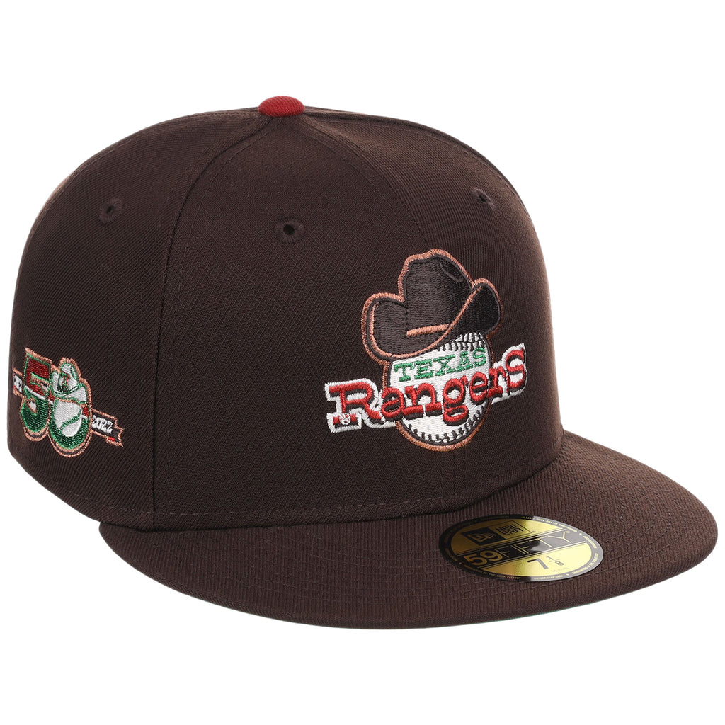 Texas Rangers Dallas Crown the City New Era 59FIFTY (Dark Brown/Dark Brown) – 1