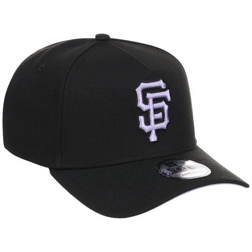 San Francisco Giants MLB Black x Lavender FASHION CORE New Era 9FORTY A-Frame
