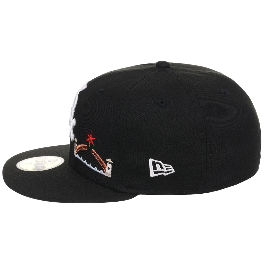 Chicago White Sox (Black/Black) Chicago Southside Crown the City New Era 59FIFTY