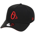 Baltimore Orioles MLB Black x Red FASHION CORE New Era 9FORTY A-Frame