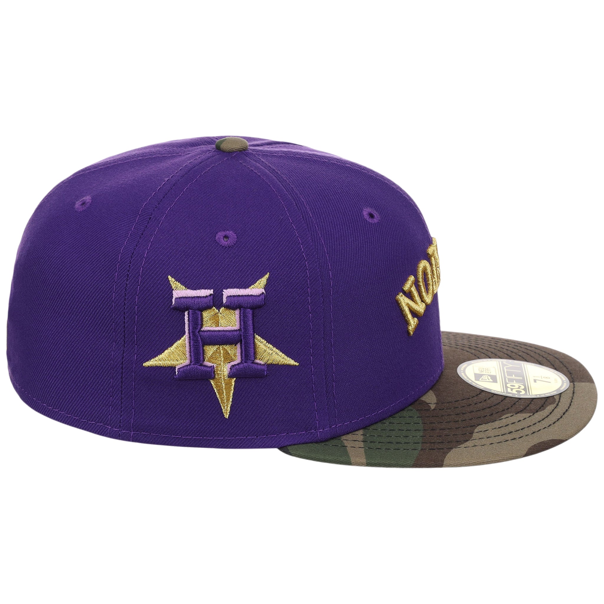 Houston Astros Side A: Track One New Era 59FIFTY (Purple/Woodland)