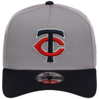Minnesota Twins MLB Gray OTC FASHION CORE New Era 9FORTY A-Frame