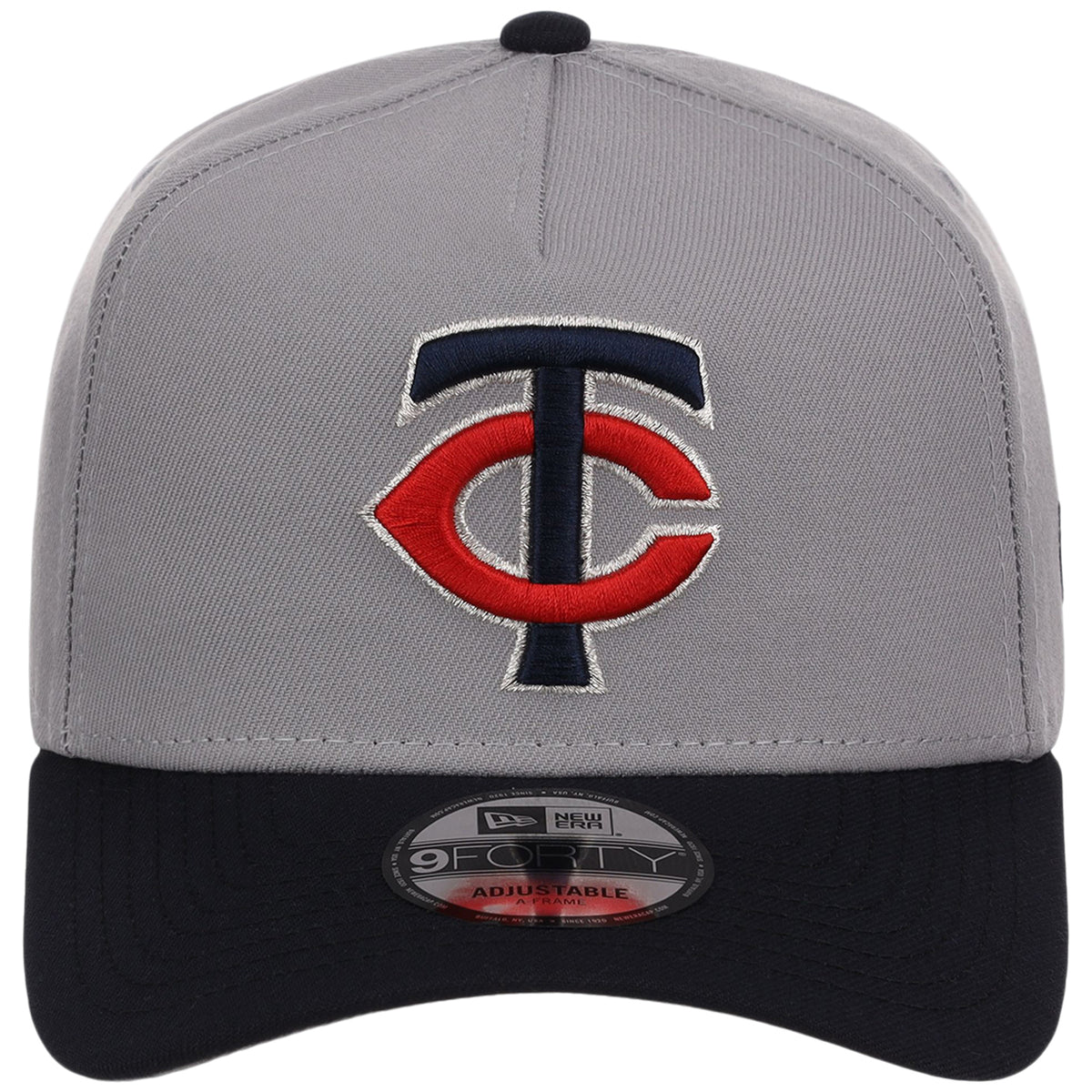 Minnesota Twins MLB Gray OTC FASHION CORE New Era 9FORTY A-Frame