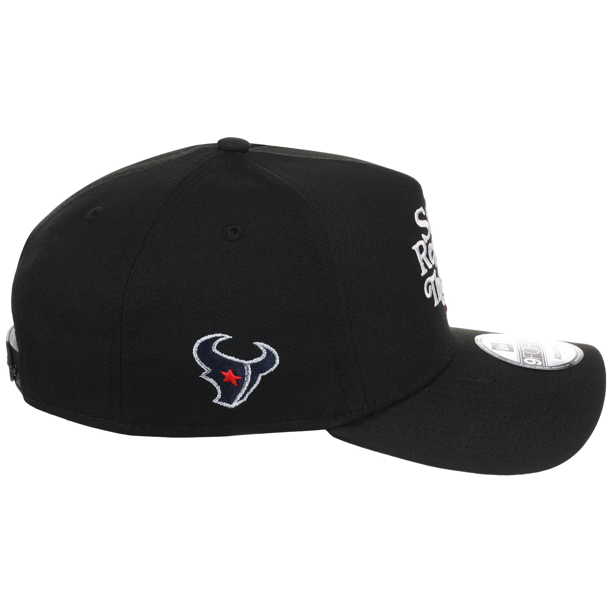 Houston Texans 'Still Reppin' (Black/Black) Houston Crown the City New Era 9FORTY A-Frame
