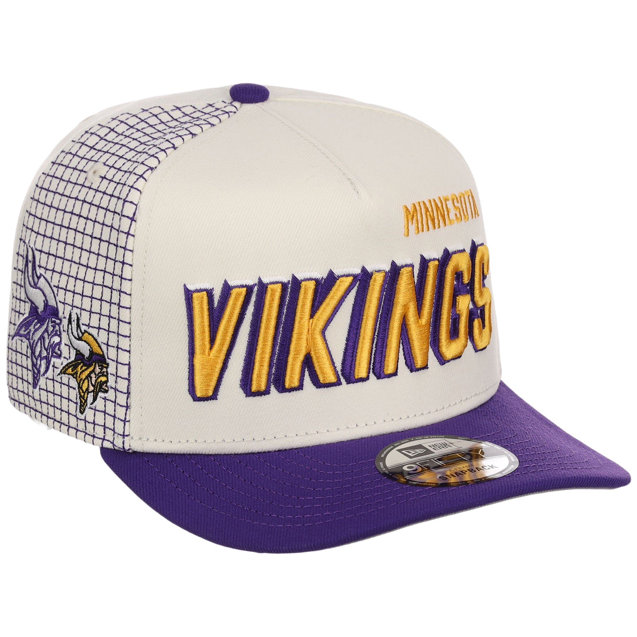 Minnesota Vikings NFL Gridlock New Era 9FIFTY A-Frame