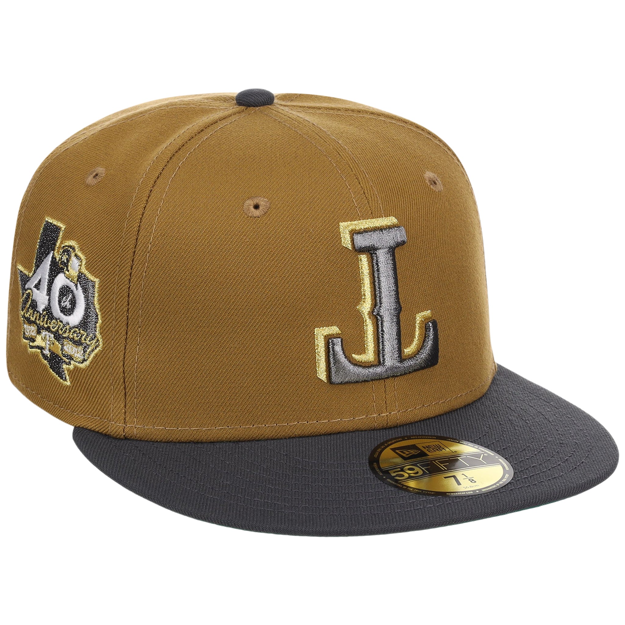 Texas Rangers MLB Flipmode 2.0 New Era 59FIFTY (Gold/Graphite/Kelly Green)