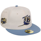 Tampa Bay Rays MLB Vintage Ink New Era 59FIFTY