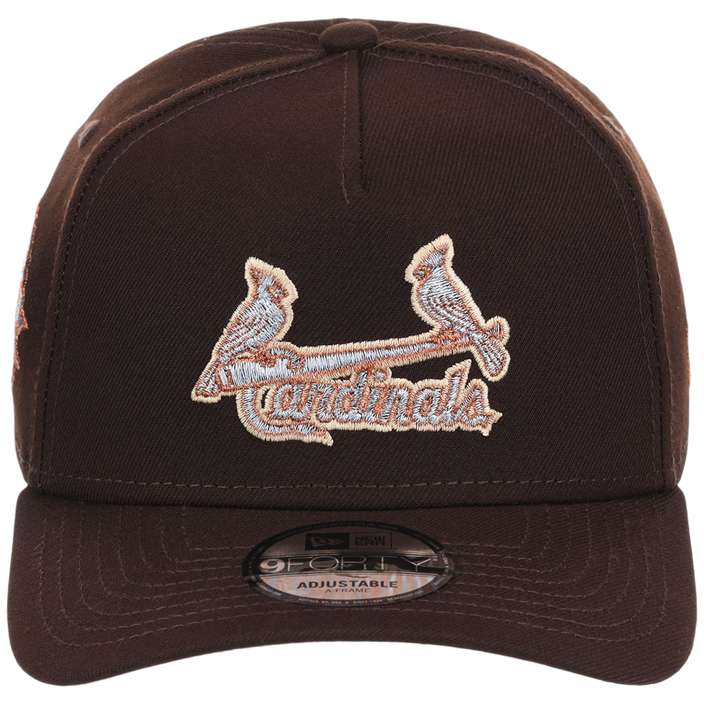 St. Louis Cardinals MLB Frosted Bark New Era 9FORTY A-Frame