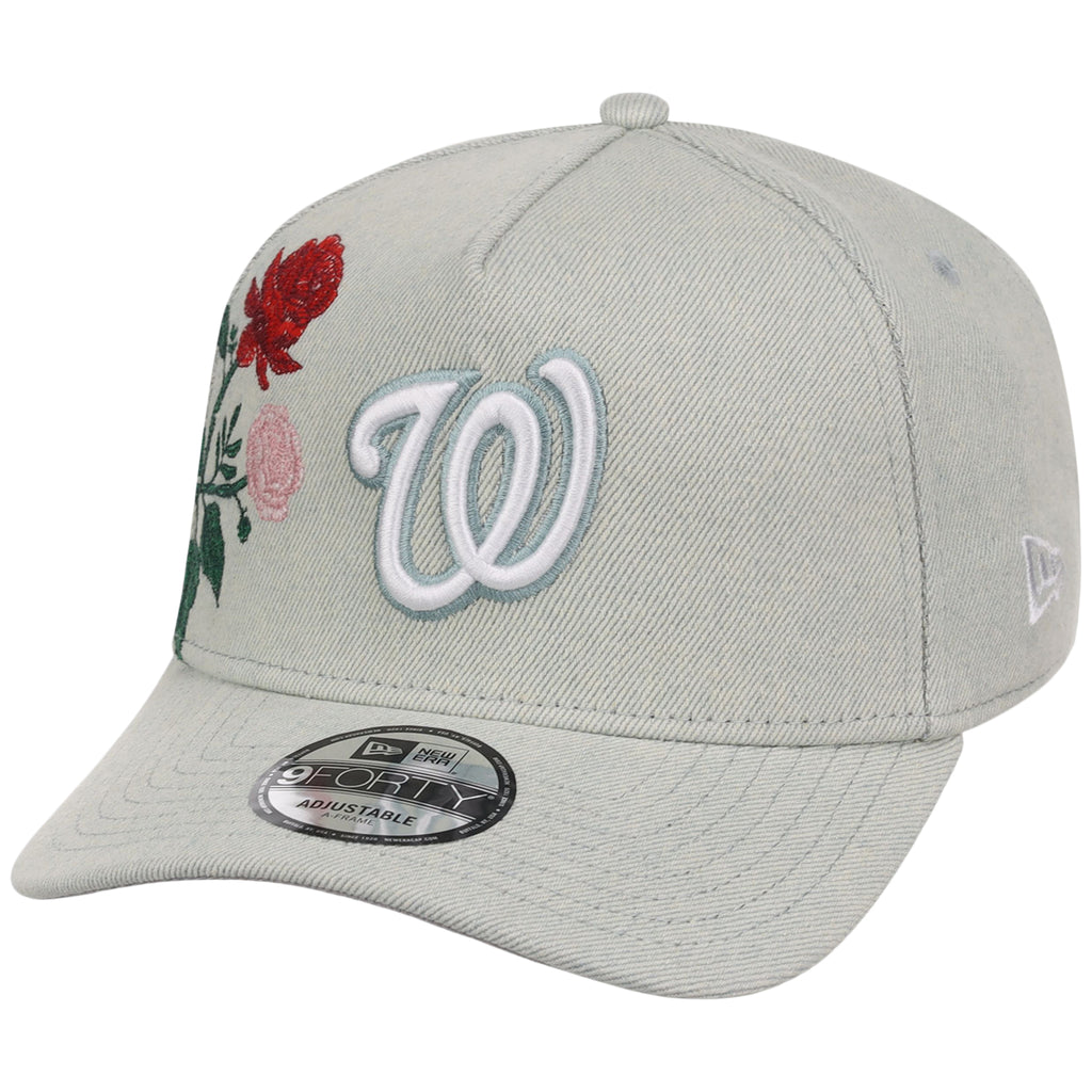 Washington Nationals MLB Denim Flower New Era 9FORTY