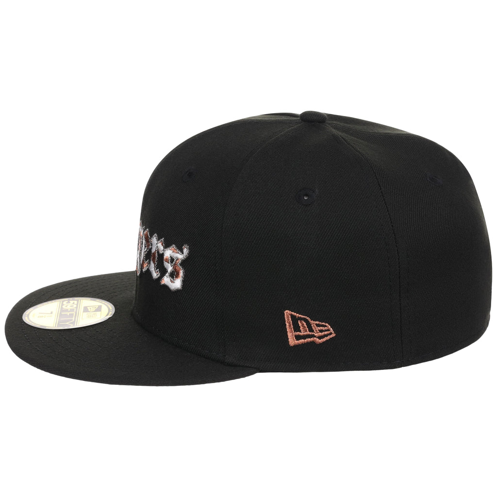 Los Angeles Dodgers Cow Script (Black/Black) Lids HD LA Pack