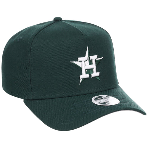 Houston Astros Women's New Era 9FORTY Dark Green A-Frame
