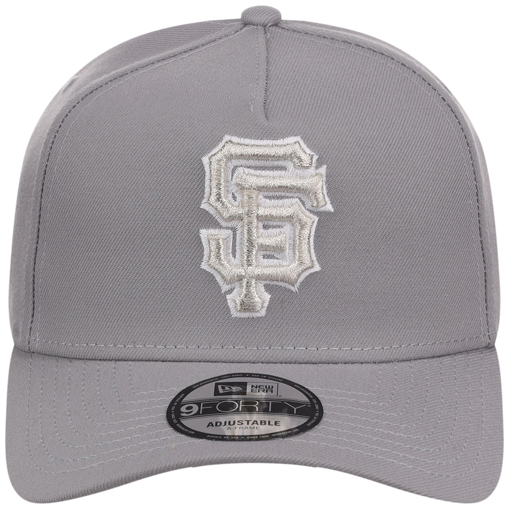 San Francisco Giants MLB Gray x White FASHION CORE New Era 9FORTY A-Frame
