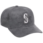 Seattle Mariners MLB Gray x Suede FASHION CORE New Era 9FORTY A-Frame
