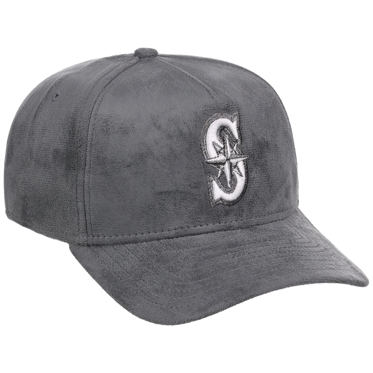 Seattle Mariners MLB Gray x Suede FASHION CORE New Era 9FORTY A-Frame