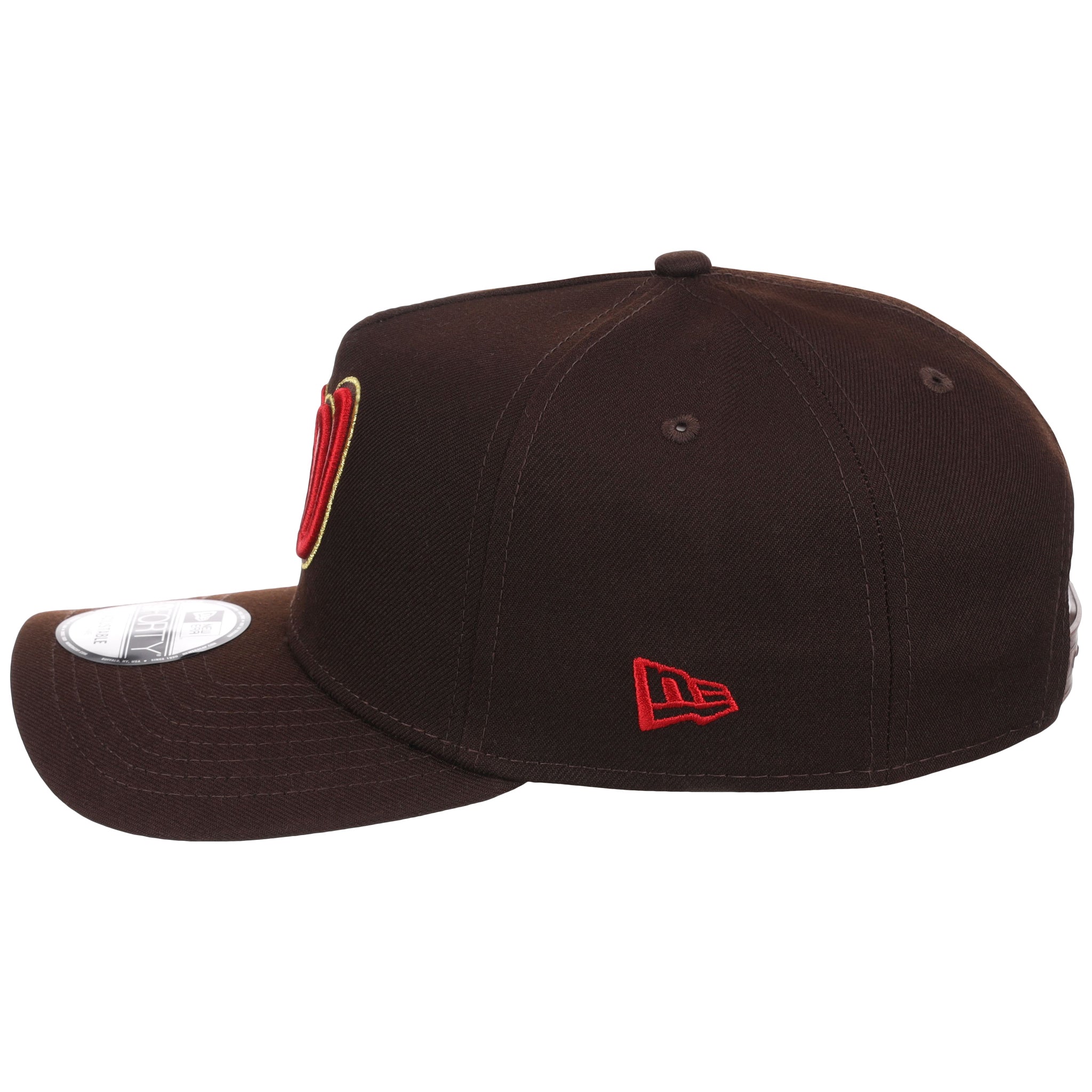 Washington Nationals MLB Burnt Wood FASHION CORE New Era 9FORTY A-Frame