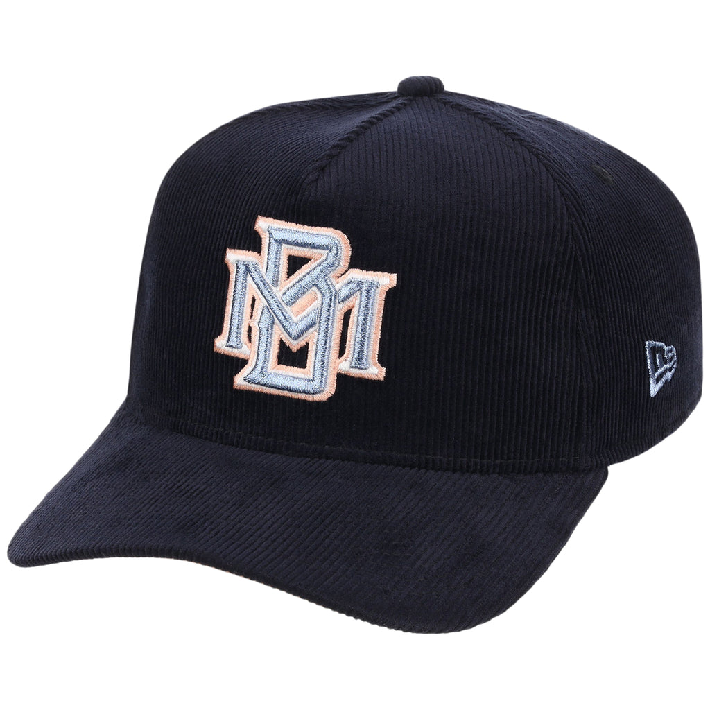 Milwaukee Brewers MLB Peach Ice Navy Cord New Era 9FORTY A-Frame – 4