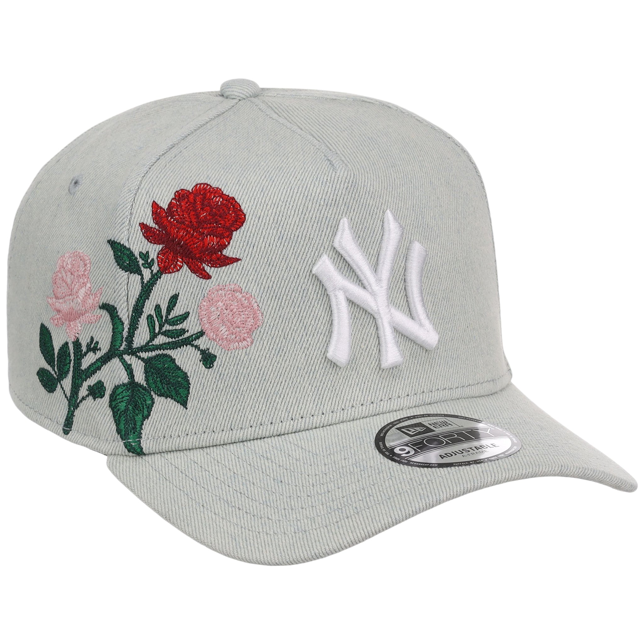 New York Yankees MLB Denim Flower New Era 9FORTY