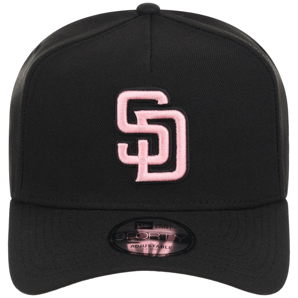San Diego Padres MLB Black x Pink FASHION CORE New Era 9FORTY A-Frame