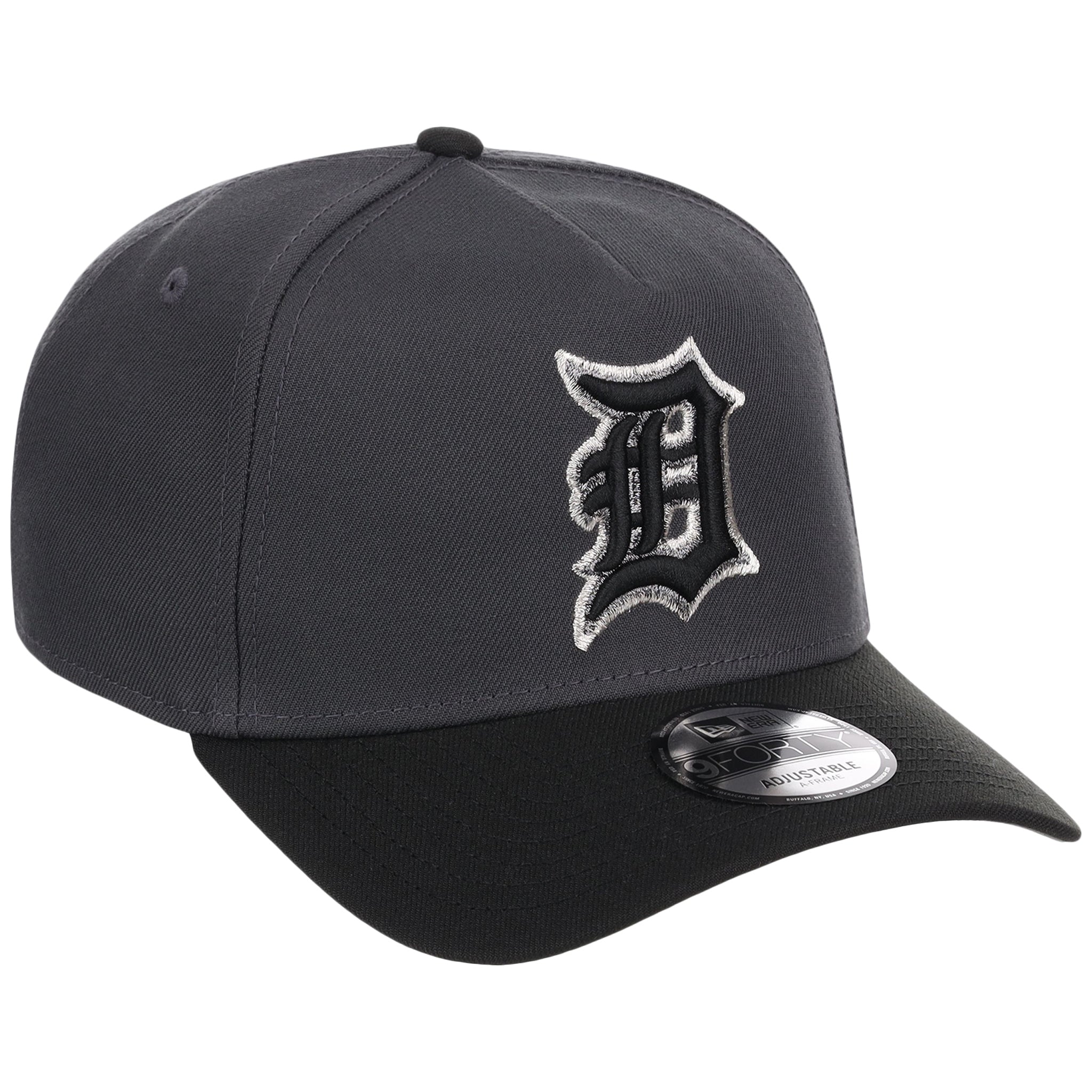 Detroit Tigers MLB Graphite x Black FASHION CORE New Era 9FORTY A-Frame