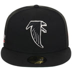 Atlanta Falcons NFL Black Dome New Era 59FIFTY