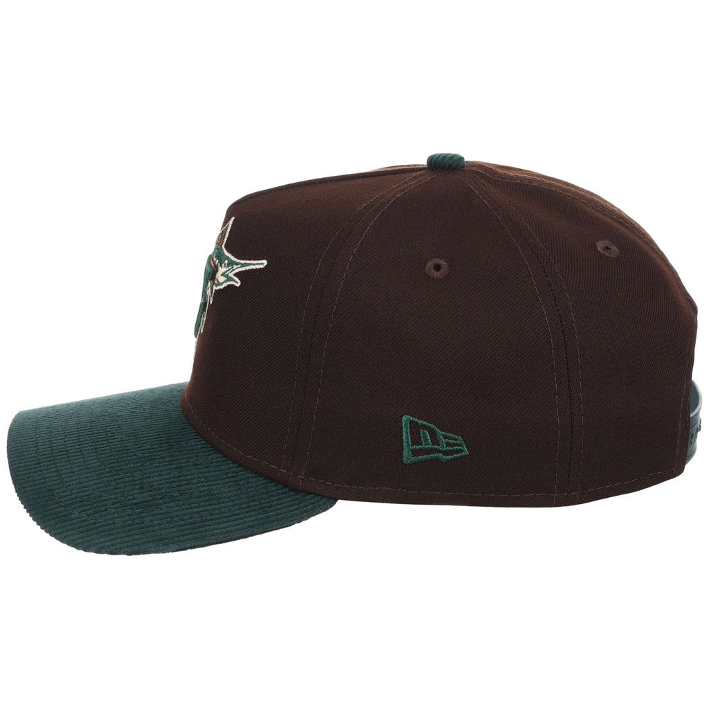 Florida Marlins MLB Forest Ember New Era 9FORTY A-Frame