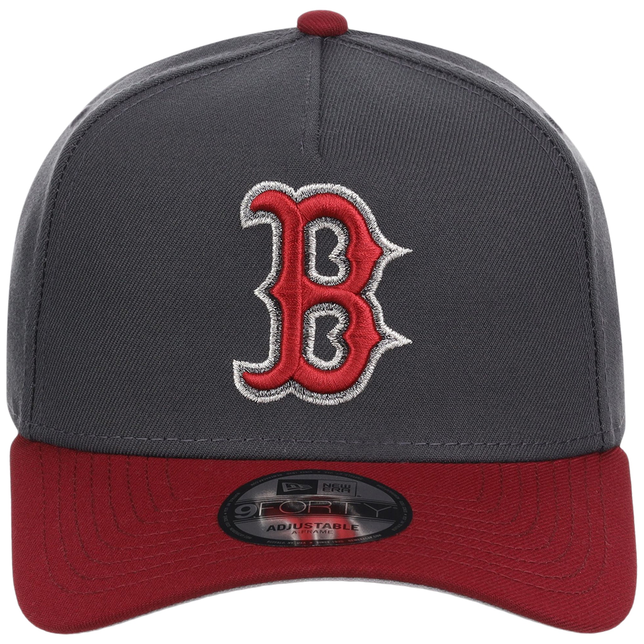 Boston Red Sox MLB Graphite x Cardinal FASHION CORE New Era 9FORTY A-Frame