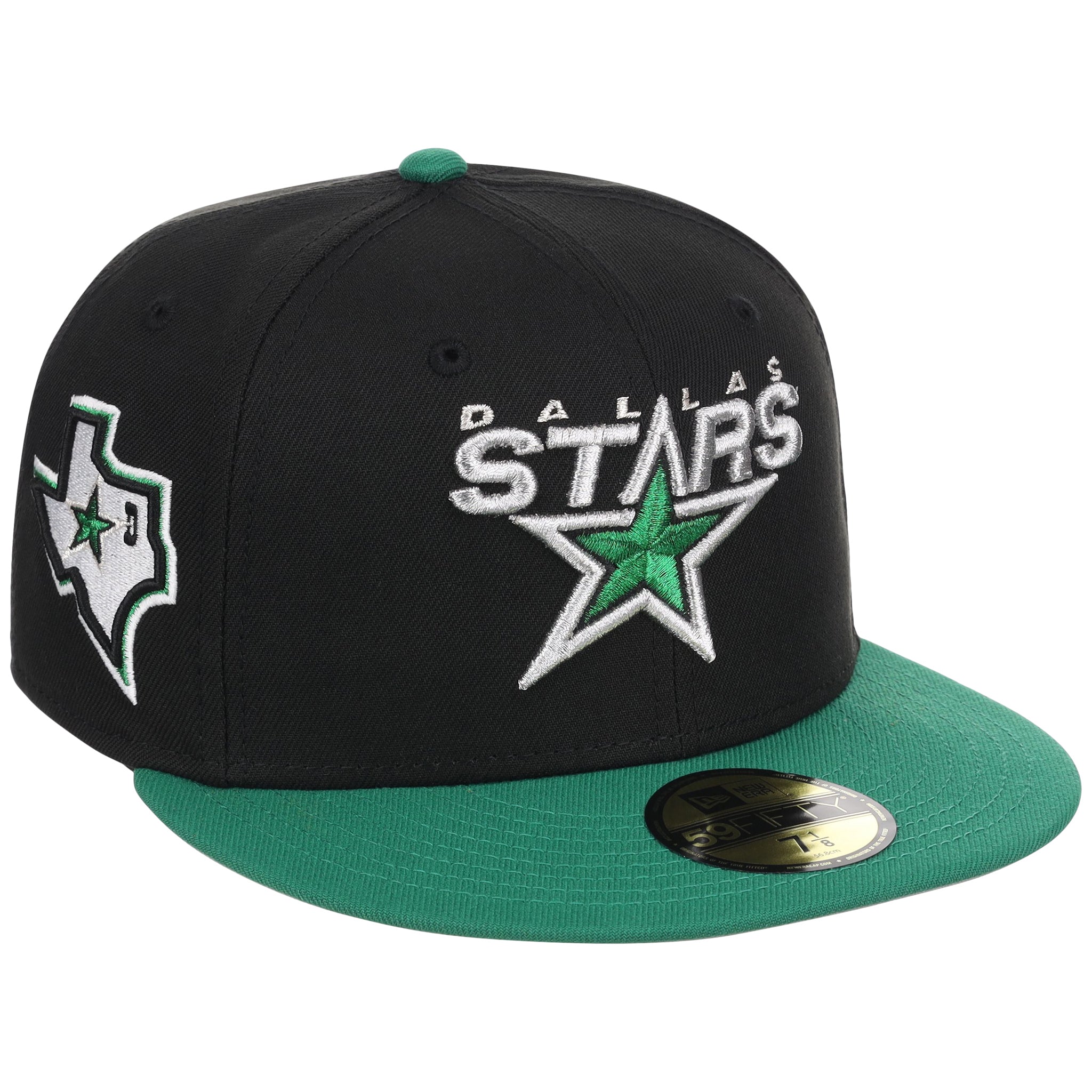 Dallas Stars Friday Flux New Era 59FIFTY (Black/Green/Gray)
