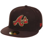 Atlanta Braves MLB Burnt Wood x Red New Era 59FIFTY – 4