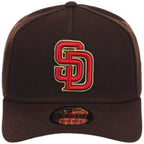 San Diego Padres MLB Burnt Wood FASHION CORE New Era 9FORTY A-Frame
