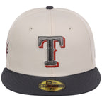 Texas Rangers MLB Cream x Graphite New Era 59FIFTY – 5