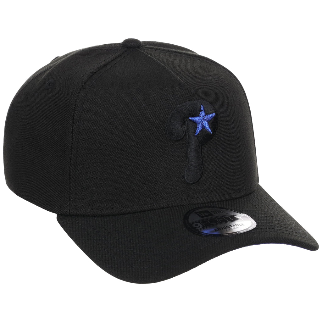 Philadelphia Phillies MLB Black x Royal FASHION CORE New Era 9FORTY A-Frame