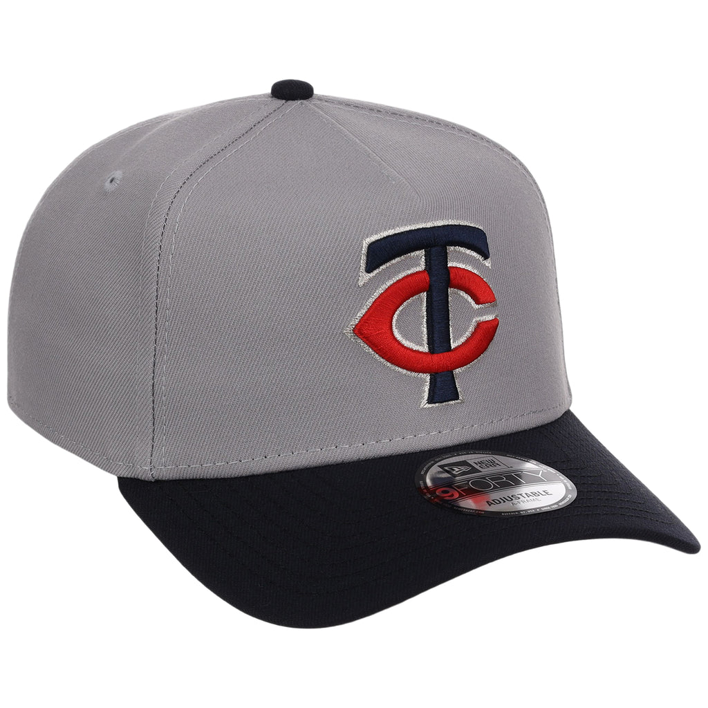 Minnesota Twins MLB Gray OTC FASHION CORE New Era 9FORTY A-Frame