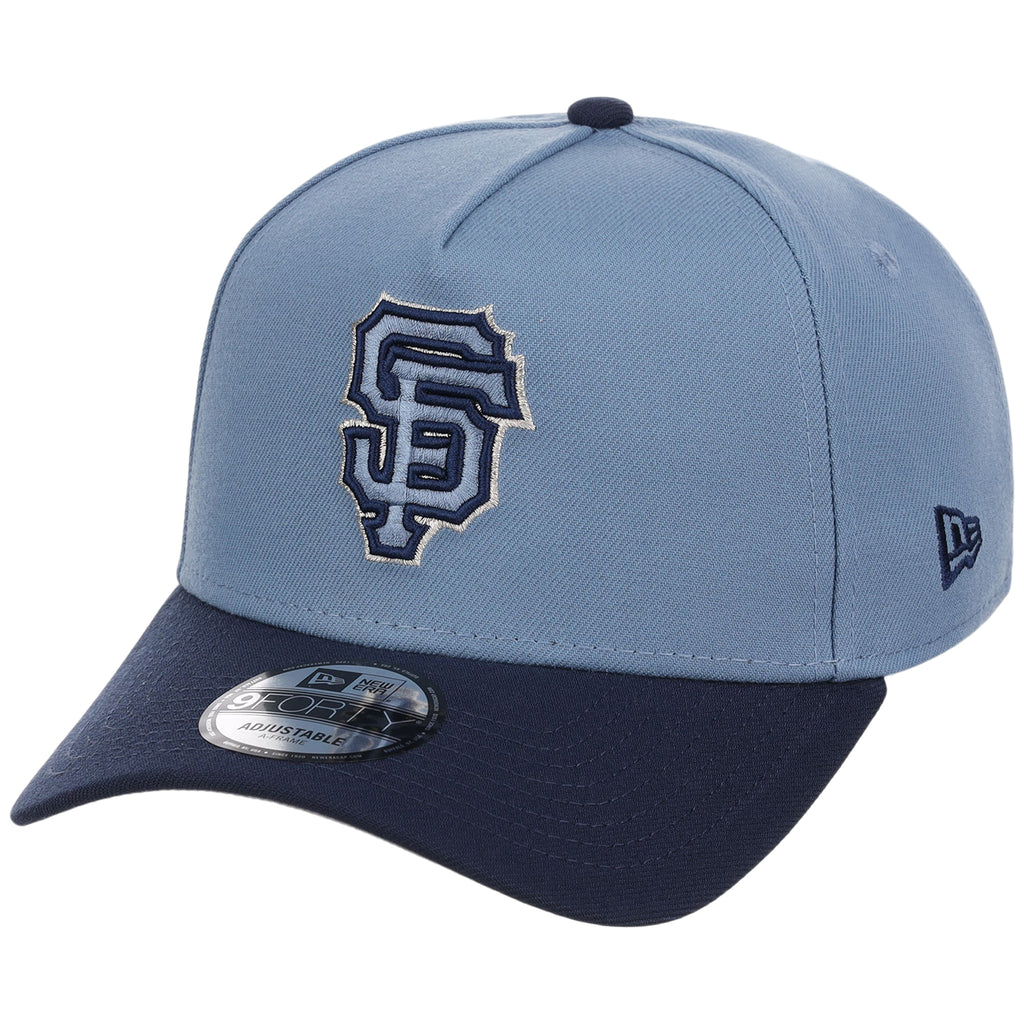 San Francisco Giants MLB Faded Blue x Navy FASHION CORE New Era 9FORTY A-Frame