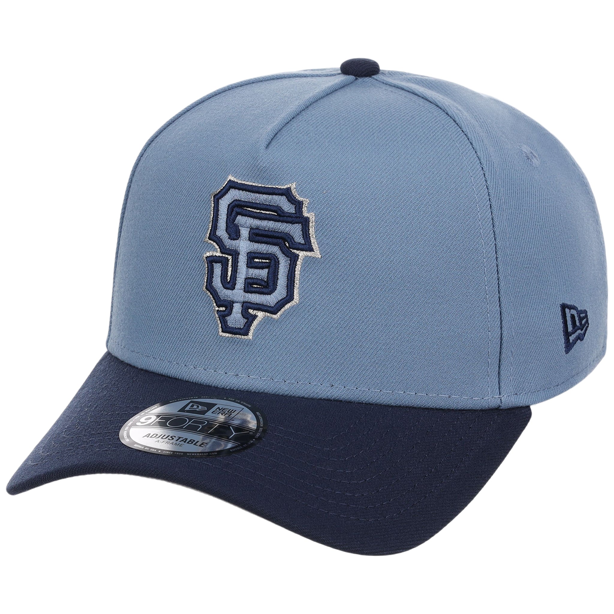 San Francisco Giants MLB Faded Blue x Navy FASHION CORE New Era 9FORTY A-Frame