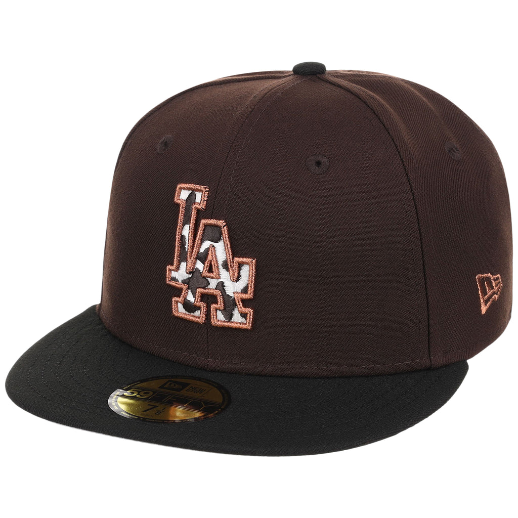 Los Angeles Dodgers Cow Fill (Dark Brown/Black) Lids HD LA Pack