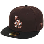 Los Angeles Dodgers Cow Fill (Dark Brown/Black) Lids HD LA Pack